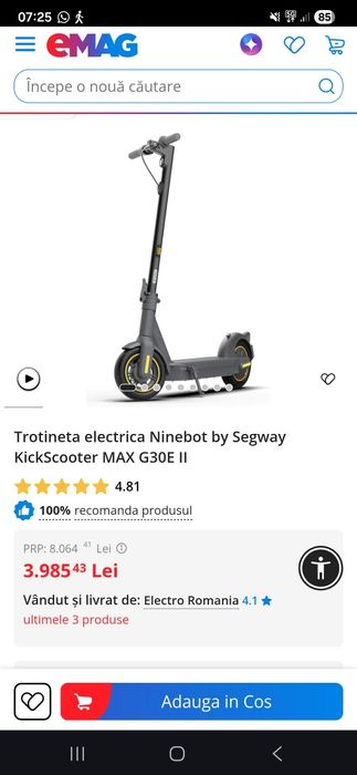 Trotineta Electrica Ninebot