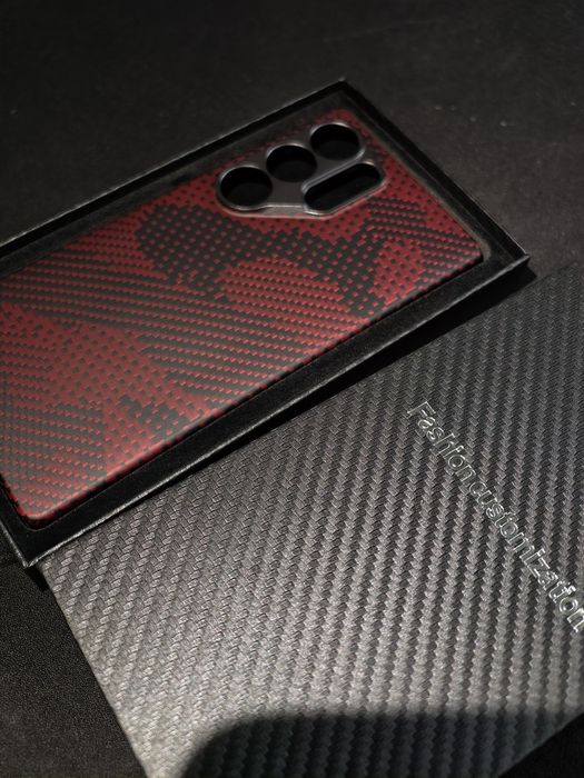 Карьоновый чехол для galaxy s25 ultra , оригинал , углеродное волокно