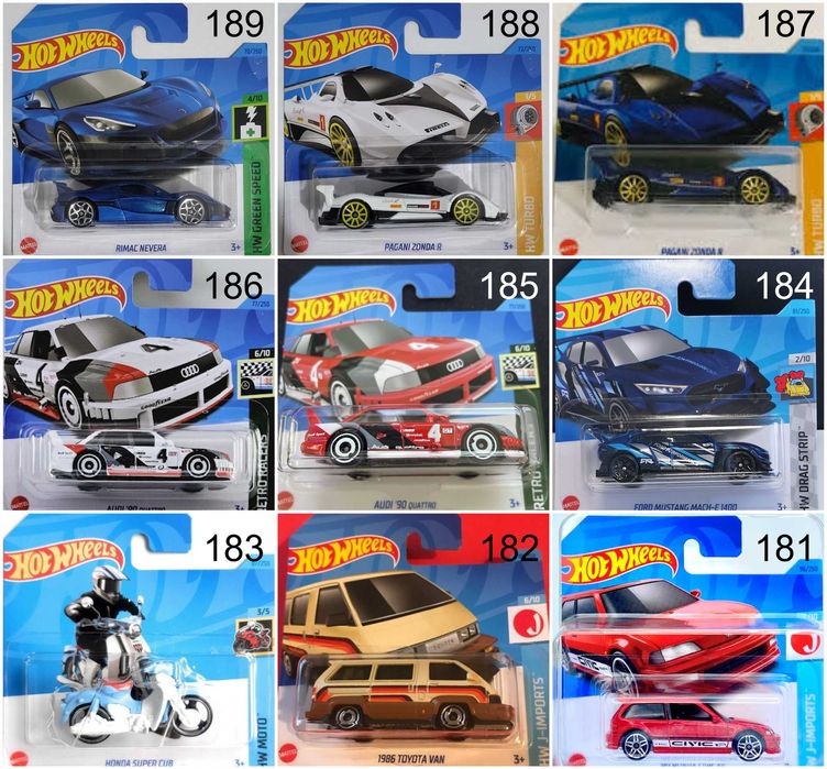 Метални колички Hot Wheels Хот Уиилс в мащаб 1:64 От различни години 1