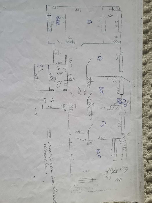 Apartament decomandat 4 camere