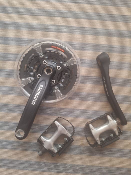 Angrenaj bicicletă Shimano cu filet defect
