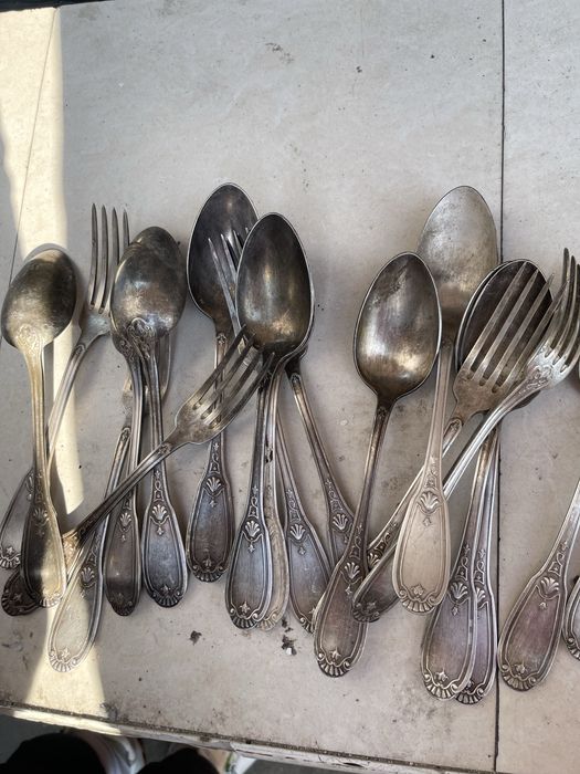 Linguri placate in argint