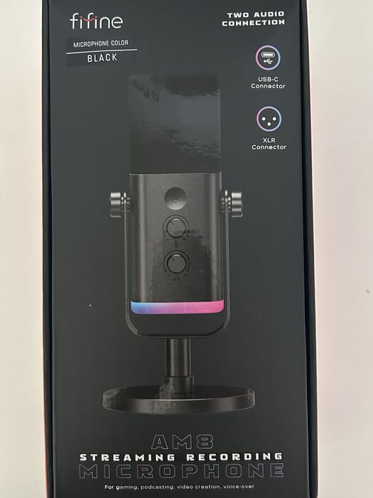 Микрофон Fifine AM8 черный