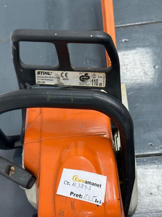 Motofierastrau Stihl MS 170 40 cm, 1.6 CP, 3/8 " P, 2T -A-