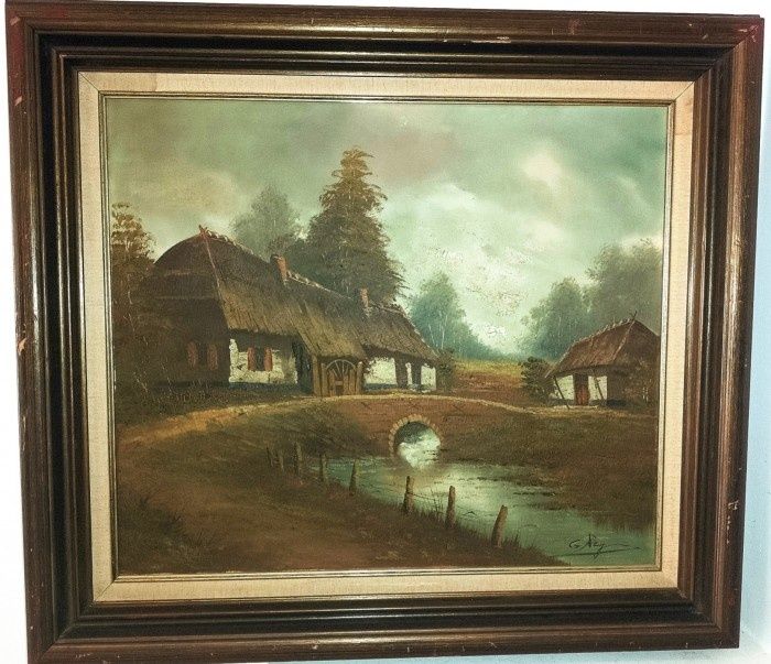 Tablou Ulei pe pânză,o lucrare semnata de o foar