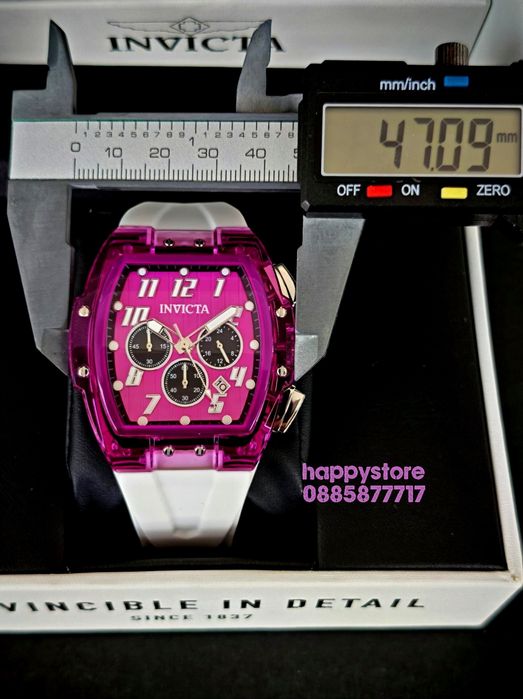 INVICTA Ghost Purple 47 mm, Инвикта нов ръчен часовник