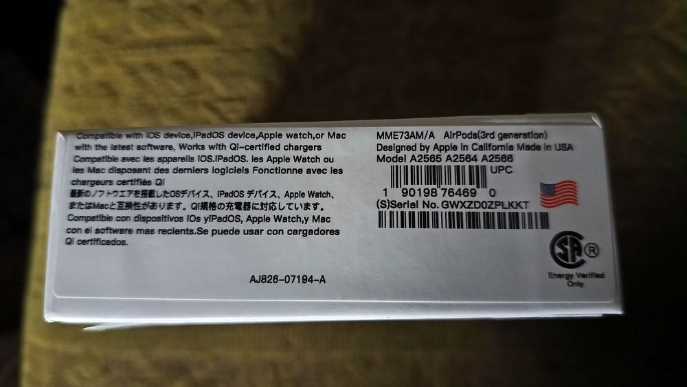 Căști wireless Airpods pro 3 Originale SUA .