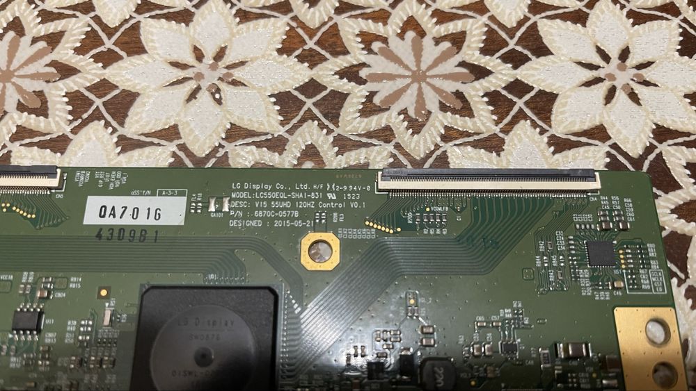T-con board - 6870C-0577B, model LC550EQL-SHA1-831, 120 Hz