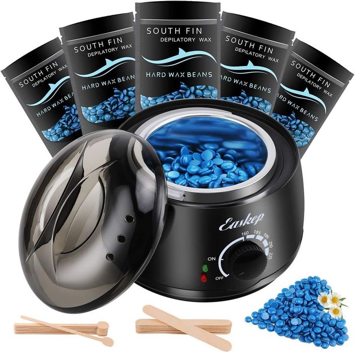 Kit de ceară pentru îndepărtarea părului cu control inteligent al temperaturii – Perle de ceară tare