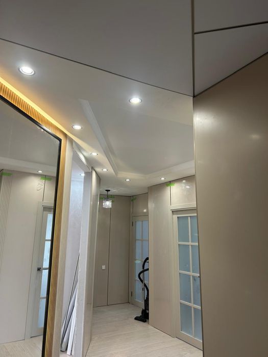 установка бамбуковой панели, гибкий мрамор