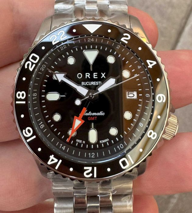 Orex Bucuresti Automat Japonez Seiko NH34 GMT Diver 200m Jubilee 41 mm