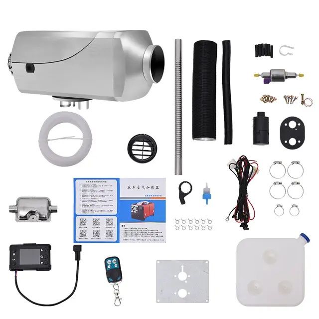 Дизельный автономный отопитель 12.24в 5кв алюминий корпус