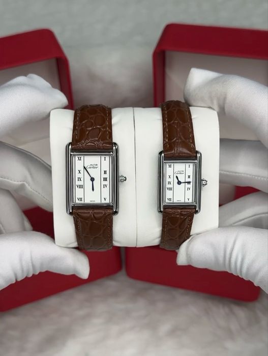 Часы наручные парные Cartier