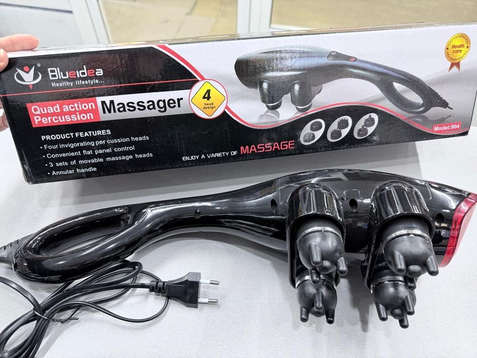 Массажер Дельфин с 4 насадками