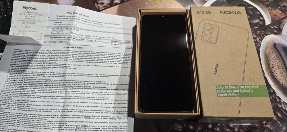Nokia G42 5G 128GB Pink RAM 6GB