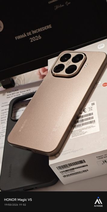 Xiaomi 15T Pro -256 GB / 12 GB RAM  / Mocha Gold / Garanție
