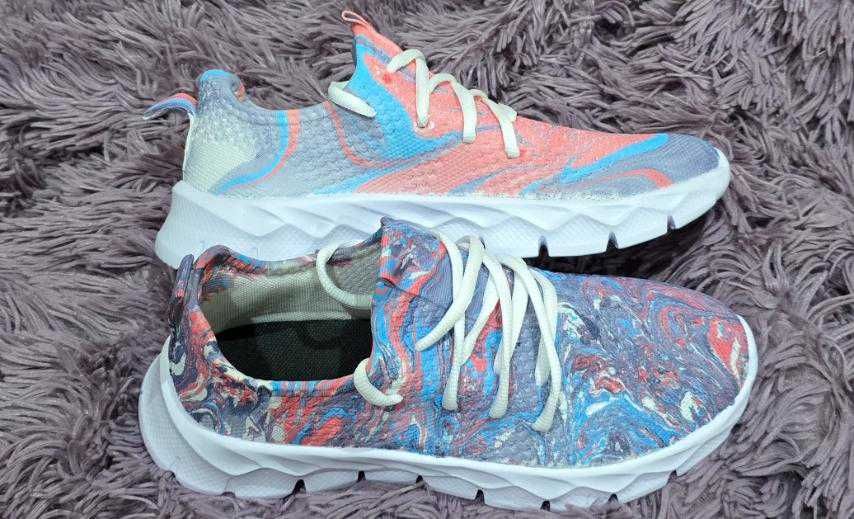 Маратонки с ръчно изработен цветен арт дизайн I Candy Cloud