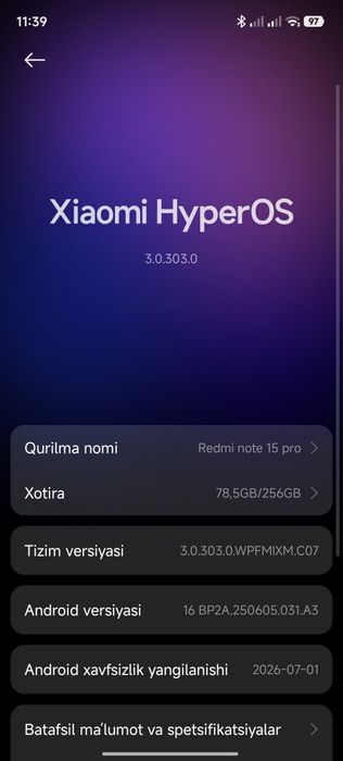 Redmi note 15 pro 4G