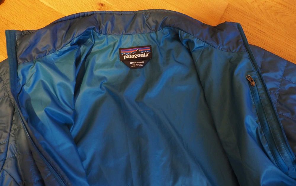 Patagonia Nano Puff, marime M, barbati, PrimaLoft Gold 60g, "Lagom Blue"
