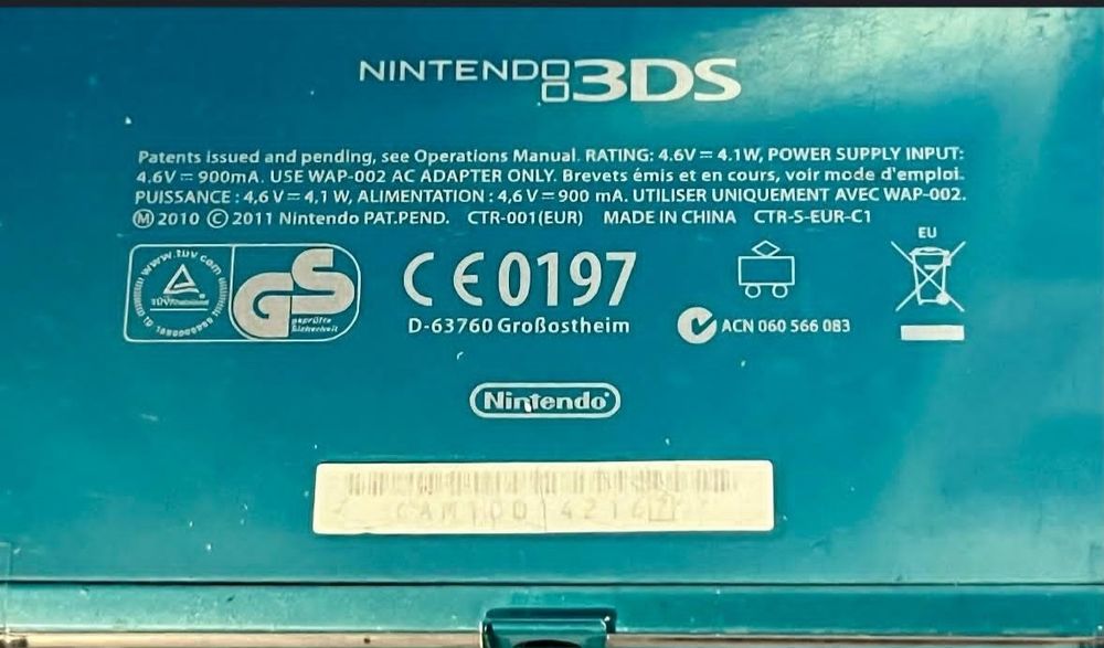 Nintendo 3DS Old (Luma3DS / SD 64 GB)