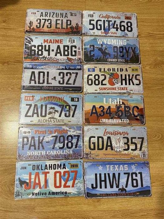 Американски регистрационни номера - РЕПЛИКА.