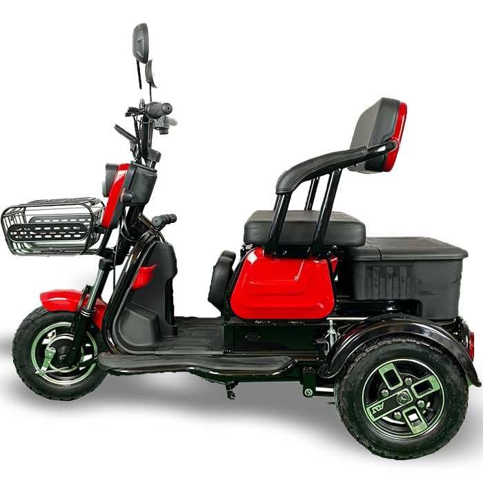 Електрическа двуместна триколка Bullmax С1+ модел 2025 година 1500W