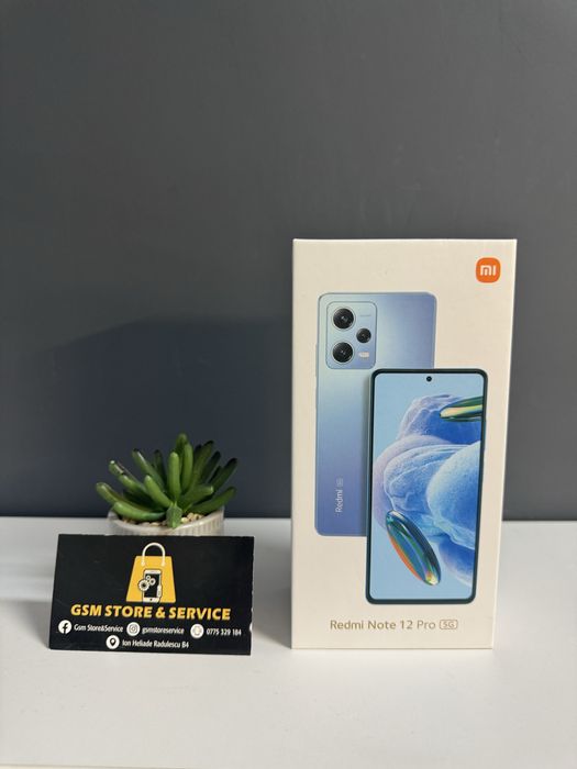 Redmi Note 12 Pro 128Gb Midnight Nou Sigilat Garantie Gsm Store&Servic