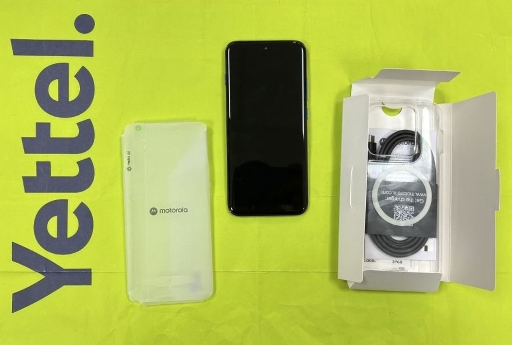 КАТО НОВ 256GB Motorola EDGE 70 Pro 5G 8GB Yettel Гаранция 2029 Dark Blue