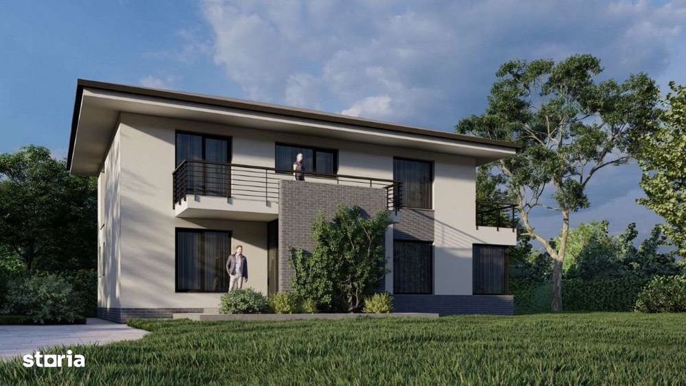 Vand CASA,VILA Noua P+1E 241,5Mp construit zona centrala BREAZA