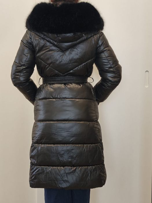 Geaca lunga neagra Etic
