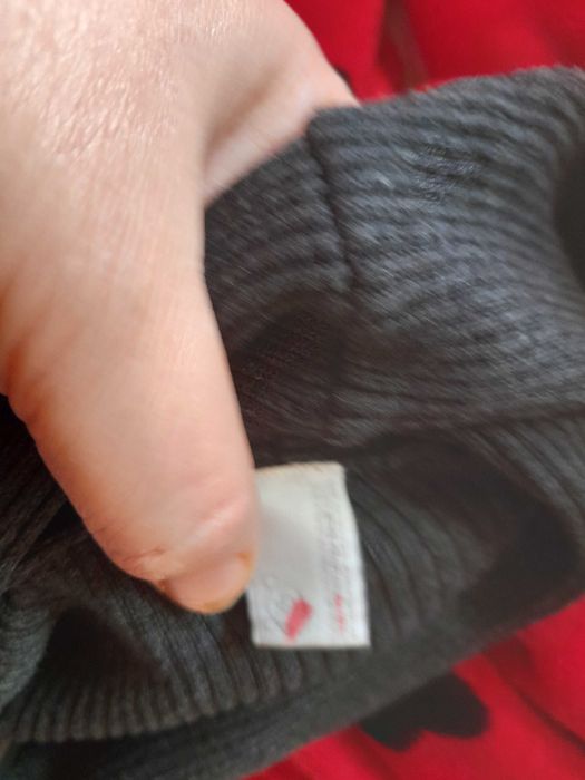 Rochita tricotata, marimea S, culoarea gri inchis, 100% bumbac