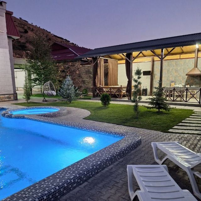 Dacha chorvoq дача с зимним бассейном дача бочка аренда по суточно