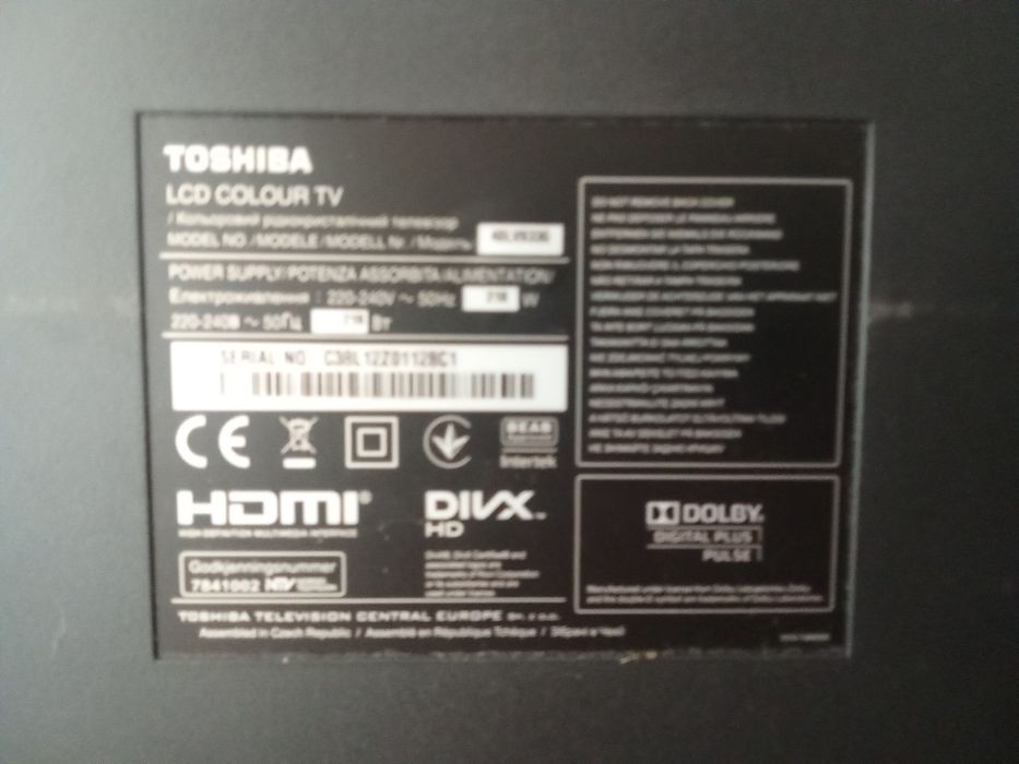Телевизор ,,TOSHIBA,,100см Диагонал