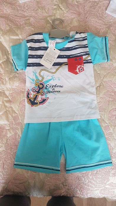 Нов детски комплект 74 см