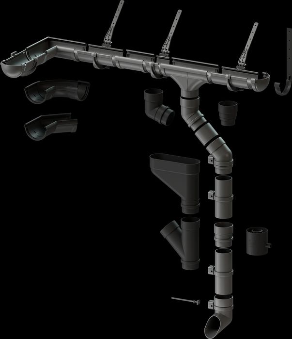 Водосток  круглый  Docke  Decke