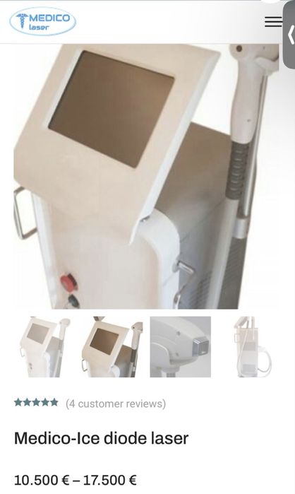 Aparat epilare laser