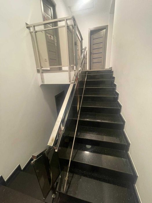 Balustrada scara sticla securizata