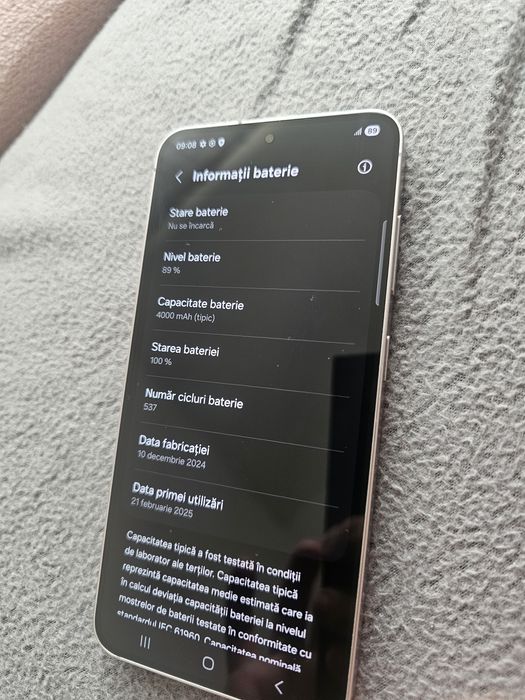 Samsung Galaxy s25 256gb impecabil