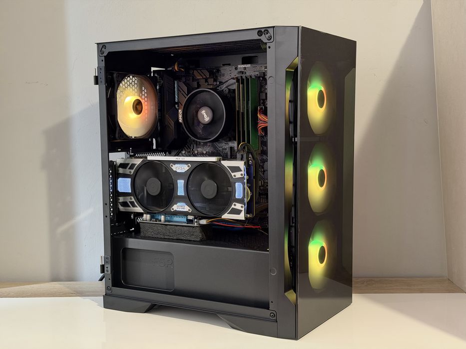 Геймърски компютър Ryzen 5 3600, GTX 1080, 32GB