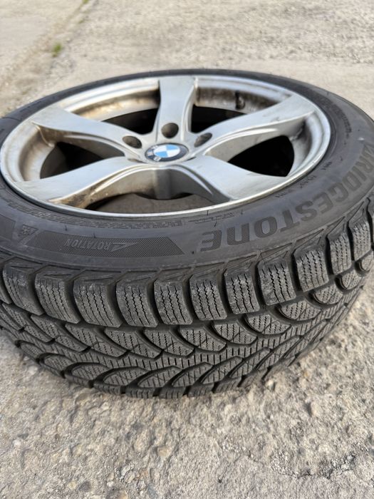 Jante bmw 17 cu cauciucuri iarna 225/50/17