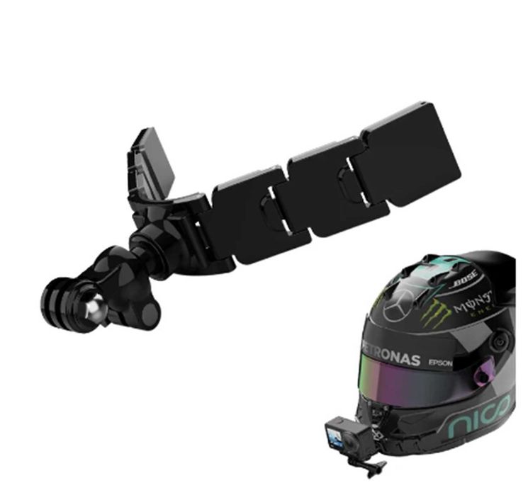 Suport fixare tip fluture a camere la casca de motocicleta, bicicleta