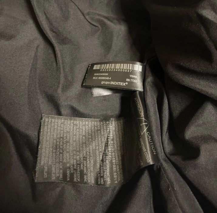 Geaca de puf Zara mărime M