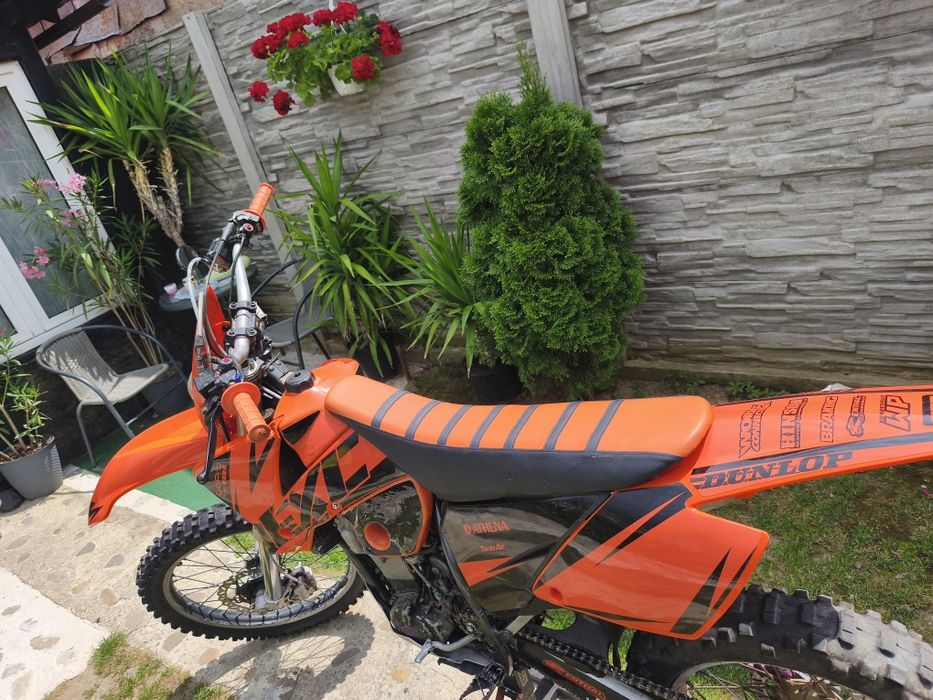 Motocross KTM exc400cc 4t pornire buton