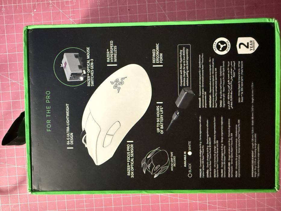 Игрвая мышка Razer Deathadder v3 pro