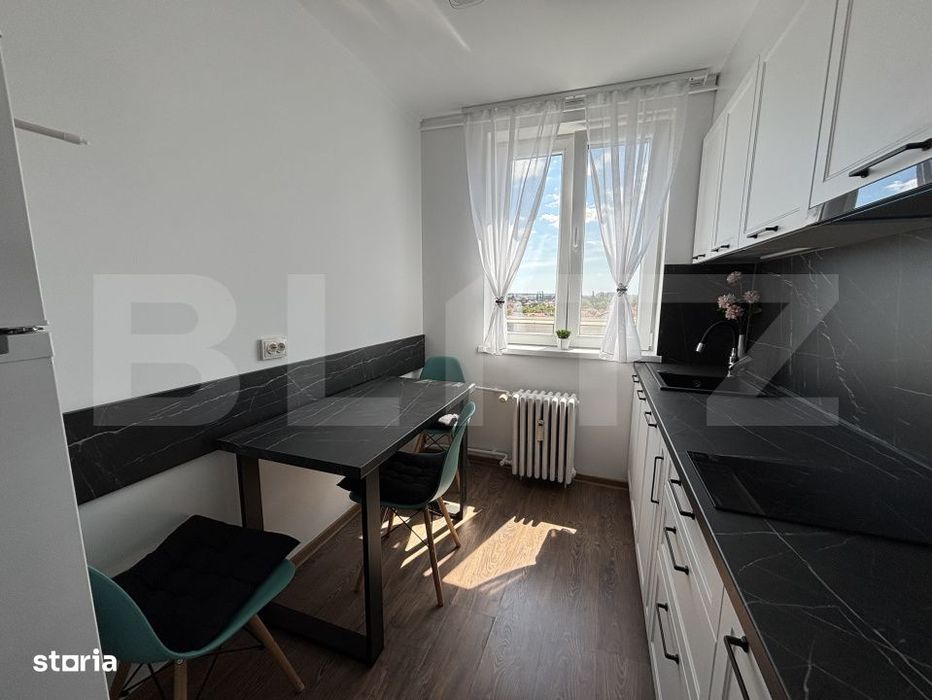 Apartament modern de inchiriat, 50 mp, complet mobilat si uitlat