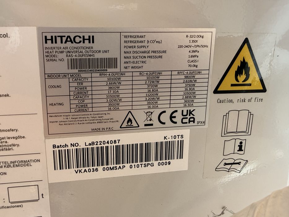 Aer Conditionat Hitachi