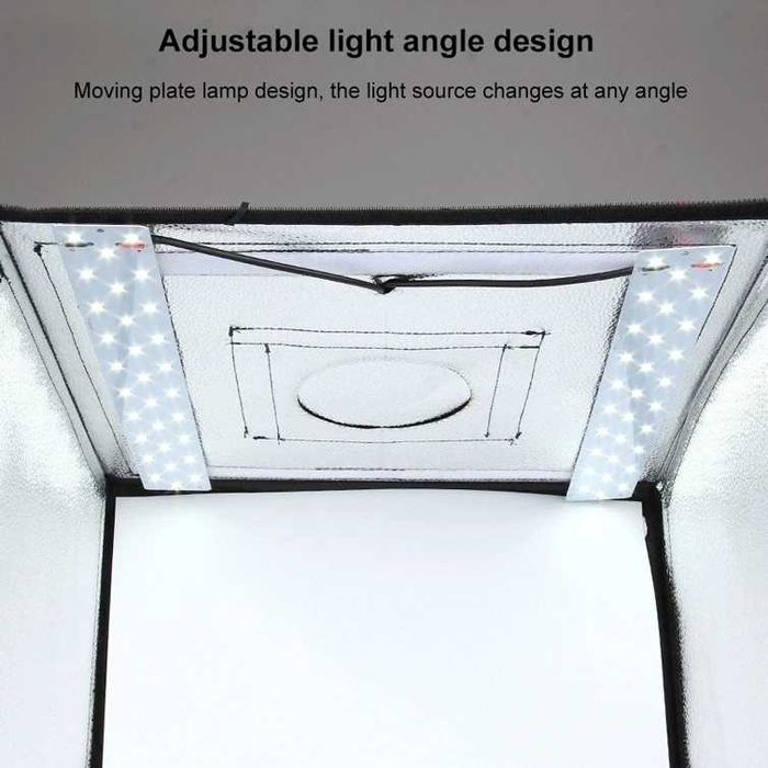 PULUZ Lightbox portabil 60cm cub foto led incorporat fotografie produs