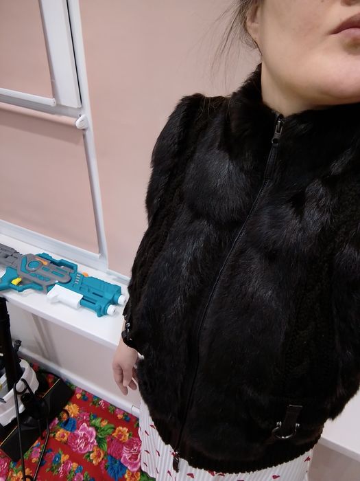 Норковая жилетка