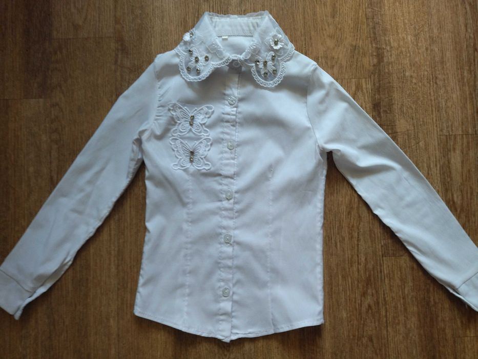 Блузка школьная 5-6 лет