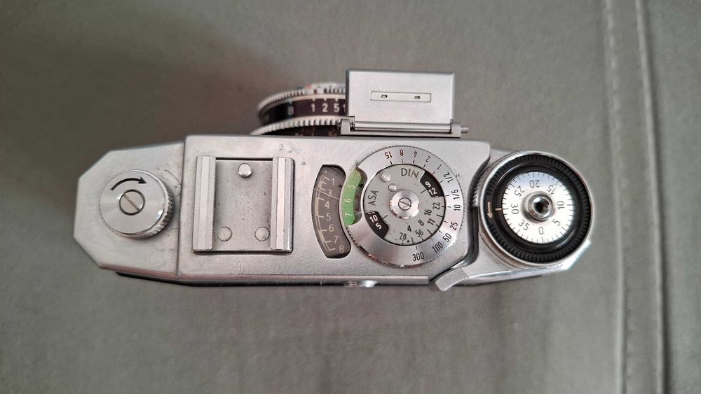 Aparat foto vintage Zeiss Ikon Contina IIa – obiectiv Novar 45mm f/3.5